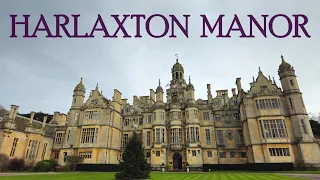 Exploring Harlaxton Manor Stately Home at Christmas