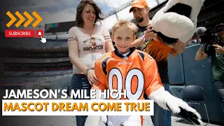 Jameson's Mile High Mascot Dream Come True