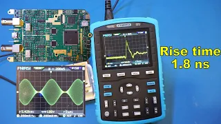 180 MHz?! FNIRSI DPOX180H Digital Phosphor Dual Channel Handheld Oscilloscope Review/Teardown