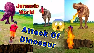 T Rex Chase Jurassic World Fan Movie Dinosaur | dinosaur attack in real life | Attack Of Dinosaur