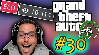 GTA 5 RP |📺 | #30 |🔥 HÁ DE ÉN  SÜKET VAGYOK 👂🏽 | KIHALLGATÁS | ÜLDÖZÉS | 📣 HATALMAS MÉRFÖDKŐ 🤝 🔥