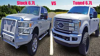 Stock vs Deleted 6.7L Powerstroke