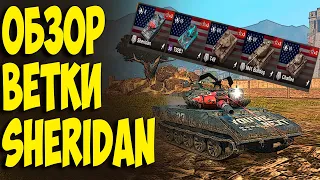 [Розыгрыш T95E6] 🔥Обзор ветки Sheridan WoT Blitz🔥