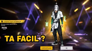 EVENTO TOKEN ROYALE FREE FIRE - PEGANDO A NOVA SKIN DA REDENÇÃO - CONJUNTO TRAÇOS DA REDENÇÃO !