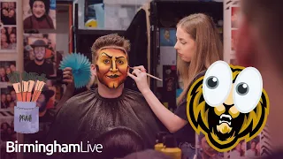 Our reporter is transformed into Scar by The Lion King makeup team in fascinating time-lapse 🦁🖌