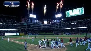 Rangers walk off on homers in three straight games