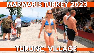 Marmaris Turkey 2023 Turunç Village 31 May Walking Tour | 4K UHD 60FPS