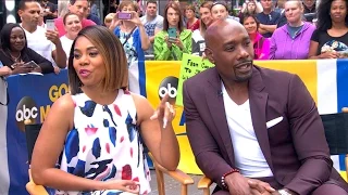 Morris Chestnut and Regina Hall Talk 'When the Bough Breaks' on 'GMA'
