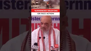 Manipur Violence: Amit Shah warns rioters: Surrender weapons or face action