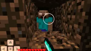 I FOUND herobrine Minecraft PE