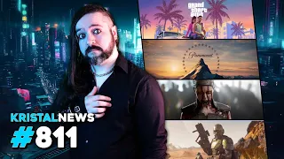 GTA 6 RINVIATO al 2026? | SONY ACQUISISCE PARAMOUNT? ▶ #KristalNews 811