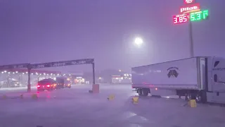 Severe Thunderstorm at the Pilot Truckstop I-40 exit 141 in Hurricane Mills TN