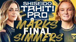 Caroline Marks vs Caitlin Simmers | SHISEIDO Tahiti Pro - FINAL HEAT REPLAY