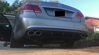 2011 e550 with x-pipe and magnaflow mufflers