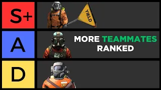 More Lethal Company Teammates Ranked