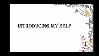 PowerPoint presentation "About myself"