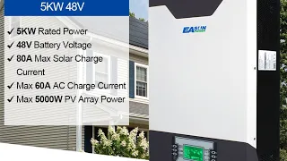 SMP-5KW easun|powland гібридний сонячний інвертор. Розпаковка, огляд