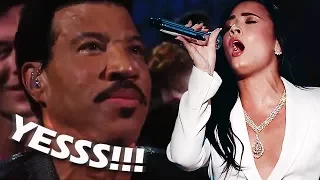 Famous People REACTING to Demi Lovato's WONDERFUL VOCALS!