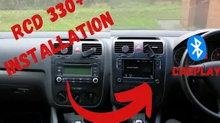 RCD 330+ UNBOXING AND INSTALLATION IN VW GOLF MK5 | Android Auto| Apple CarPlay |Team Legal Fit