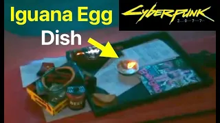 Cyberpunk 2077: How to Get Dish For Iguana Egg (Missing Bowl For "An iguana's egg" Solution Guide)