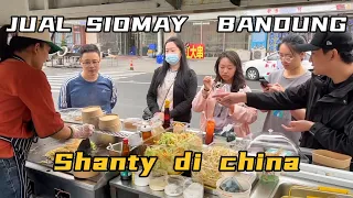 JUAL SIOMAY BANDUNG PAKAI FOOD TRUCK DI CHINA,BANYAK YANG SUKA MEREKA BILANG LEZAT