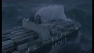 Aeolis and Van Ruyn stuck in hurricane grace scene - The Perfect Storm 2000