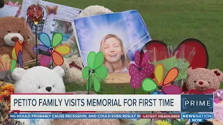 Gabby Petito's family visits Florida memorial for first time