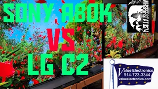 SONY A80K VS LG C2! BATTLE OF THE BEST AND MOST VALUE BASED 2022 OLEDS ( VALUE ELECTRONICS)