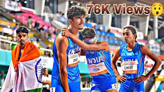 4x400m Mixed Relay Final |India 🇮🇳🥉 20th Asian Junior U20 Athletics Championship, South Korea #relay