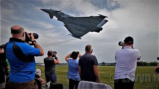 The Awesome RAF Typhoon display at RAF Cosford