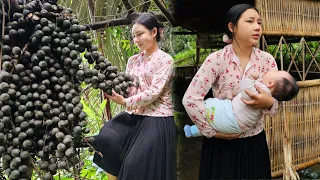 Harvesting forest fruits to sell, suddenly Mai became a 17-year-old single mother | Life