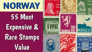 Most Expensive Stamps Of Norway | Norwegian Rare Stamps Vaue| Old Stamps In The World