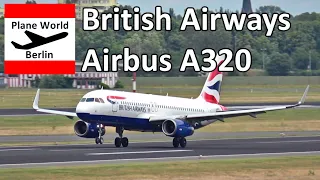 British Airways Airbus A320 *G-EUYO* short takeoff from Berlin Tegel Airport