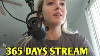 Streamer does LIVE Stream for 365 DAYS! 😱 | Emily Twitch Subathon Record Facts #shorts