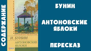 Краткое содержание "Антоновские яблоки" - Иван Бунин