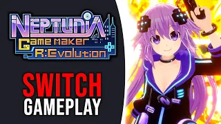 Neptunia Game Maker R:Evolution - Nintendo Switch Gameplay