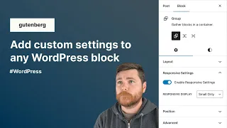 Custom Responsive Settings in Gutenberg Blocks