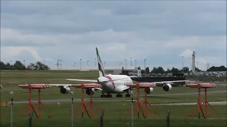 Witness the Spectacular Return of Emirates Airbus A380 to Birmingham (BHX).