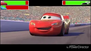 Cars (2006) Final Race with healthbars (Edited By @GabrielDietrichson)