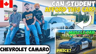CAMARO Looks like PUNJAB POLICE CAR in CANADA | PUNJABI STUDENT | Car Review, Top Speed, FASTEST CAR