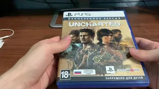 Uncharted наследие воров коллекция ps5 распаковка