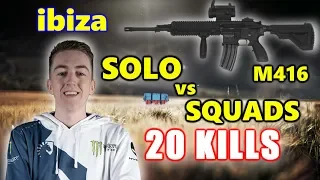 Team Liquid ibiza - 20 KILLS - SOLO vs SQUADS - M416 - PUBG