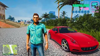 GTA Vice City: Remastered 2021 - RTX™ 3090 with 4K Ray Tracing Ultra Graphics [GTA 5 PC Mod]