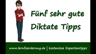 5 Diktat Tipps | So übst du richtig