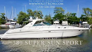 58' - 1998 Sea Ray 580 Super Sun Sport Walk-Through