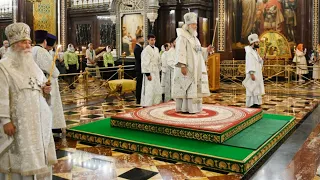 Преображение Господне . Всенощное бдение , Храм Христа Спасителя, г  Москва .