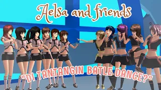 "DI TANTANGIN BATTLE DANCE?"[AELSA AND FRIENDS #24]SAKURA SCHOOL SIMULATOR