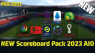 PES 2021 NEW Scoreboard Pack 2023 AIO