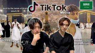 Korean guys react to Mecca Tiktok *Emotional 🇸🇦