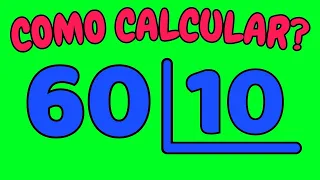 COMO CALCULAR 60 DIVIDIDO POR 10?| Dividir 60 por 10